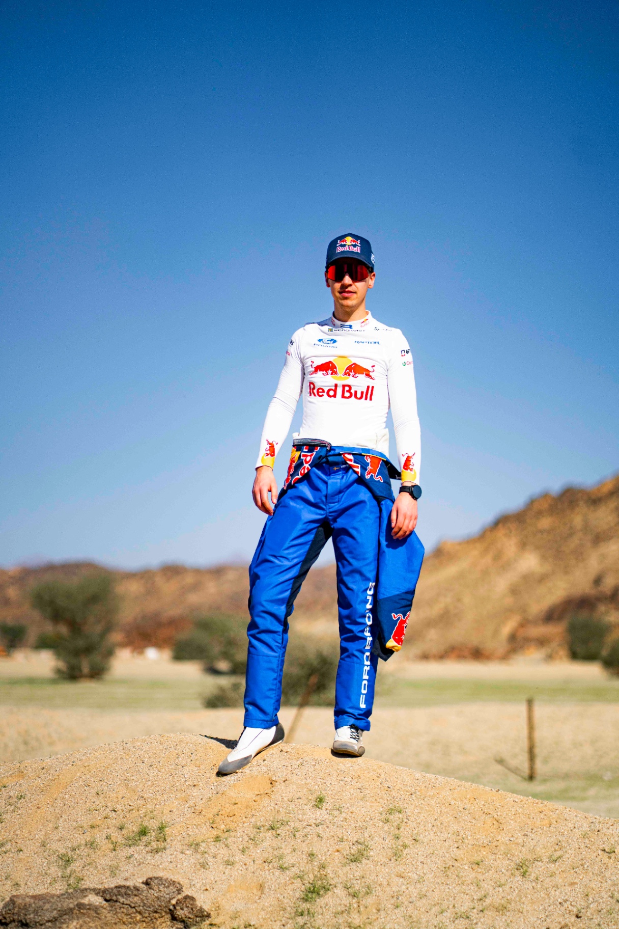 Ford Racing driver portrait